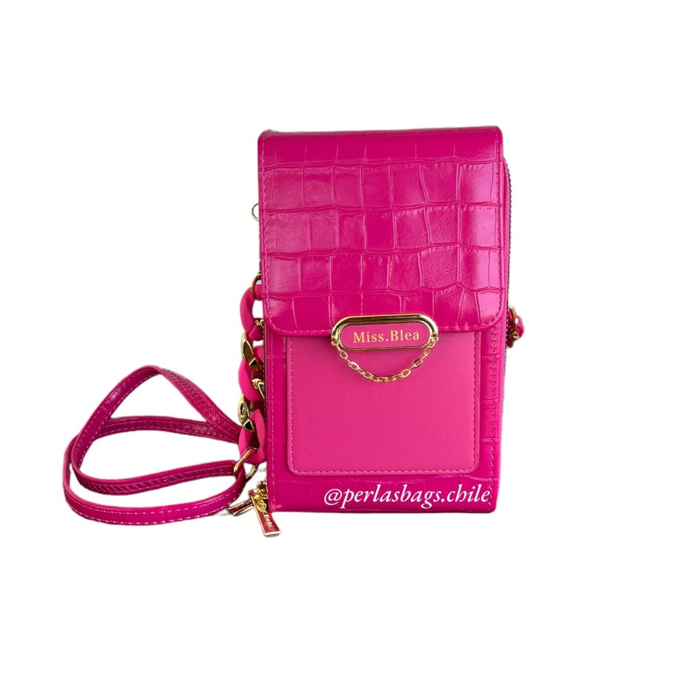 Crossbody/Porta celular Malika Fucsia